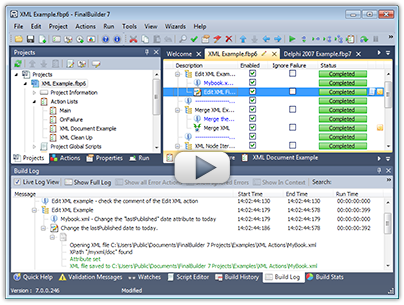 FinalBuilder screenshot