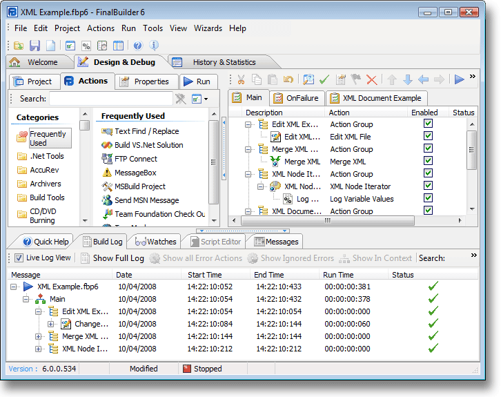 FinalBuilder IDE