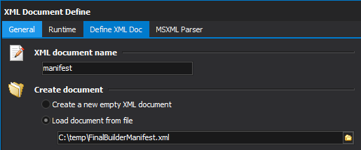 Define XML Document
